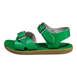 Footmates Tide Saltwater Salt Water Sandals Kelly Grass Emerald Green Girls 11